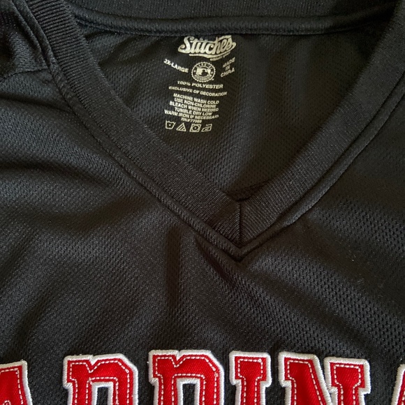 Mens STL Cardinals Baseball Stitches Team Top - Picture 2 of 5